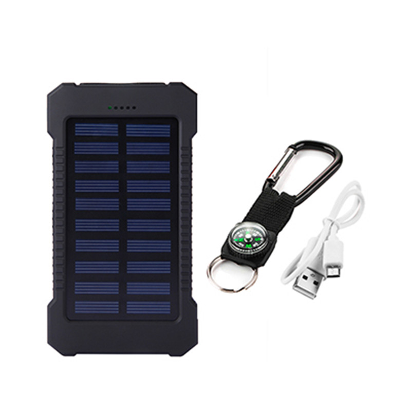 Solar PowerBank  50000mAh Charger USB Ports Power Bank External Charger Flashlight IP65 Waterproof