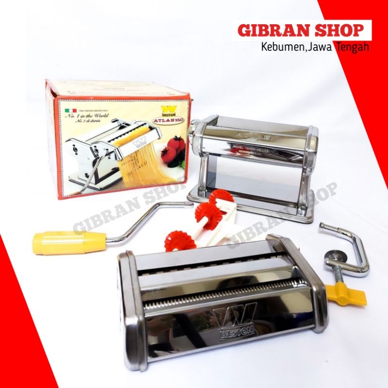 Gilingan Mie Pasta Kue Bawang dan molen WESTON ATLAS Original dan Anti Karat