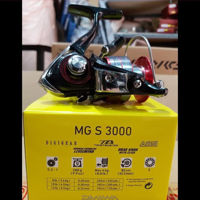 reel daiwa mgs 2000/2500/3000