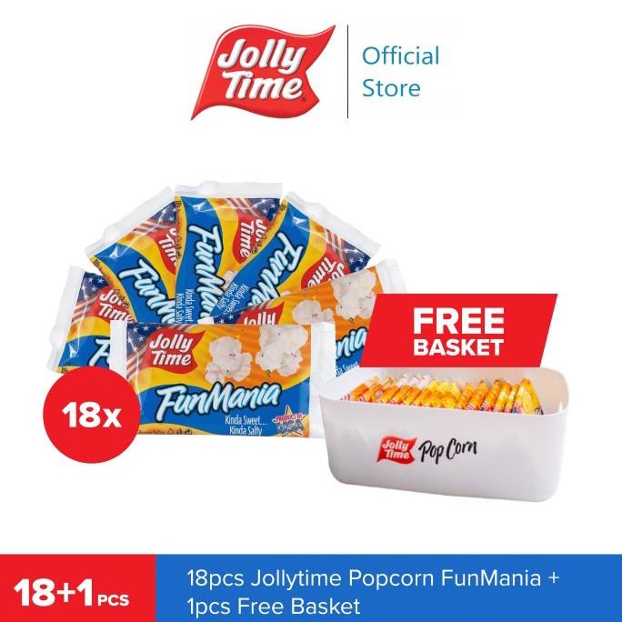 

18 pcs Fun Mania - Jolly Time Microwave Popcorn Product Of USA