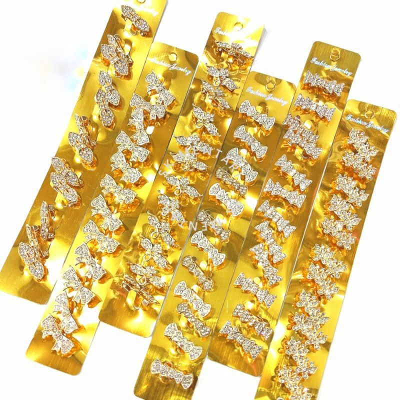 1 Lusin Bros Dagu Mini 12 Pcs Bros Dagu Kecil Bros Kecil Bros Mini Bros Jilbab Booch Aksesories Bros