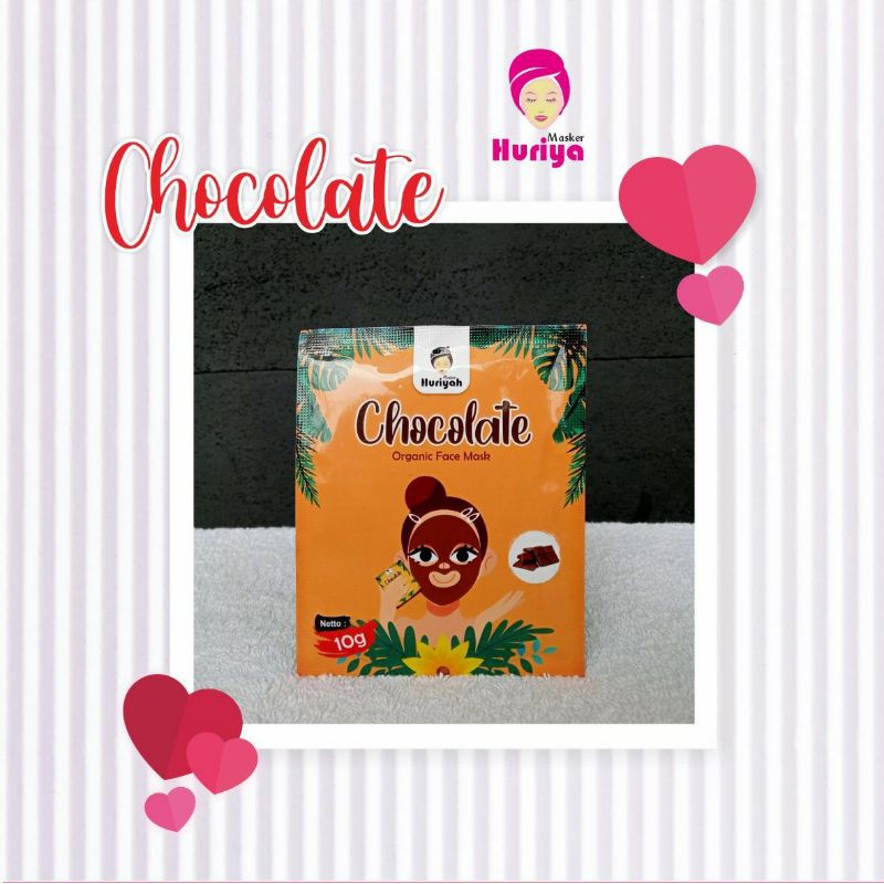 MASKER ORGANIK CHOCOLATE / PROMO MASKER ORGANIK / MASKER WAJAH / MASKER ORGANIK /GROSIR MASKER WAJAH