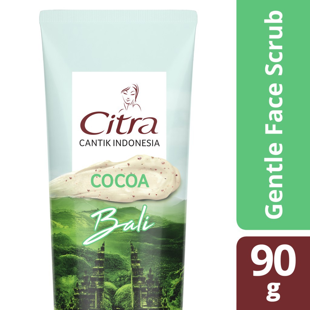 Citra Cocoa Gentle Face Scrub Sabun Pembersih Wajah