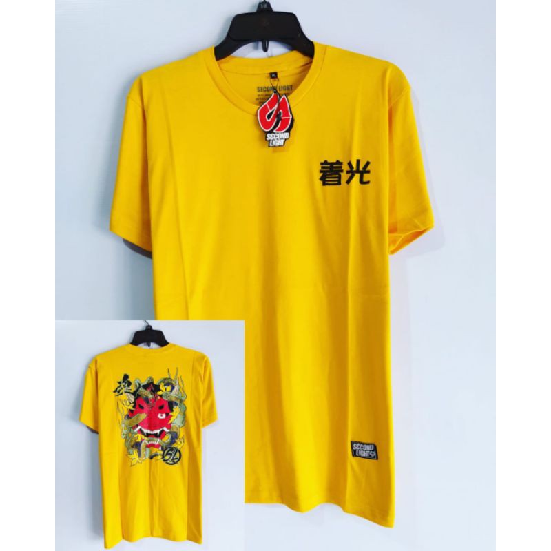 KAOS PRIA | KAOS DISTRO ORIGINAL ( Kuning Misty)