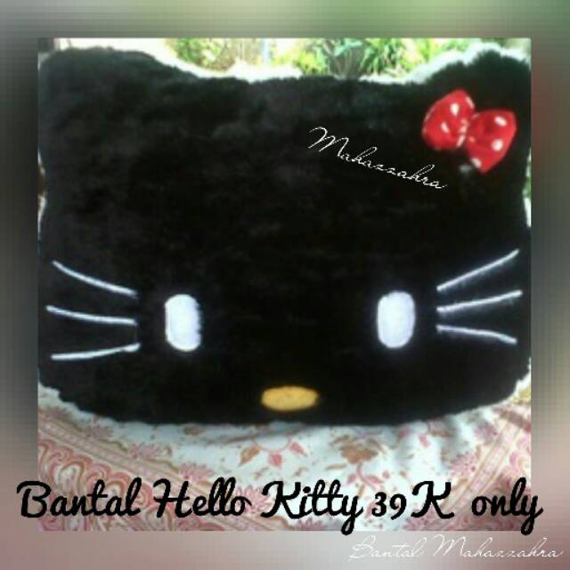 Jual Bantal hello kitty hitam CASHBACK 25.000 | Shopee Indonesia