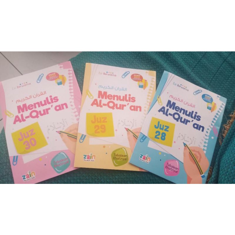 Menulis Alquran Juz 28, 29 dan 30 By Zain