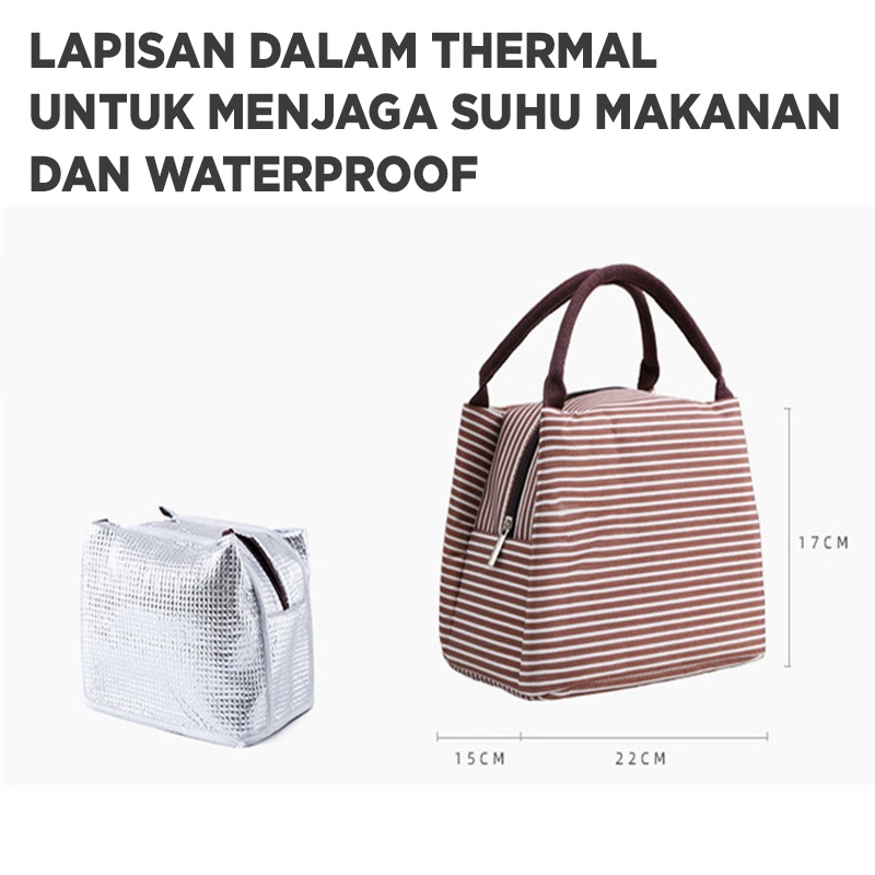 TAS BEKAL || LUNCH BAG | TAS BEKAL SERBAGUNA |THERMAL BAG | TAS BEKAL MENJAGA SUHU TEMPERATUR | COOLER BAG 2