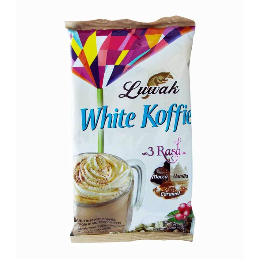 

Luwak White Koffie 3 Rasa 10X20g