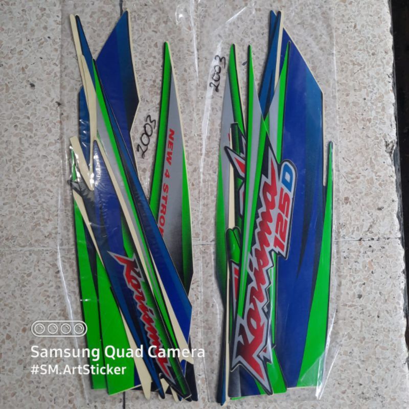 Striping karisma 125 D 2003 Sticker honda karisma tahun 2003