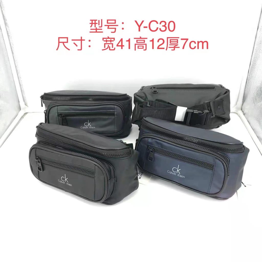 Tas Pinggang / Waistbag Pria Kode #YC bahan Waterproof