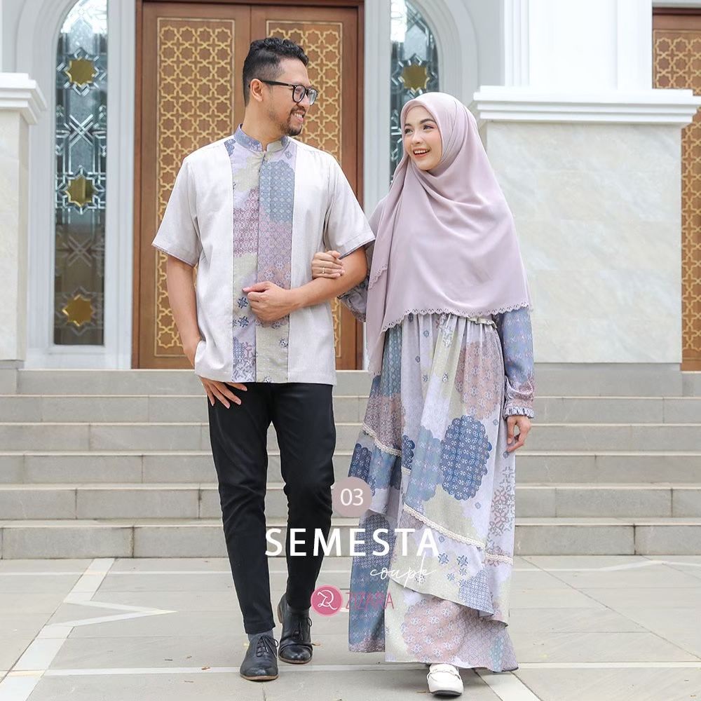 SEMESTA COUPLE IBU & AYAH FAMSET BY ZIZARA EID COLLECTION 2022
