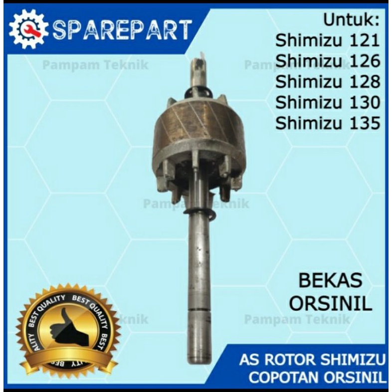 as rotor pompa air shimizu original