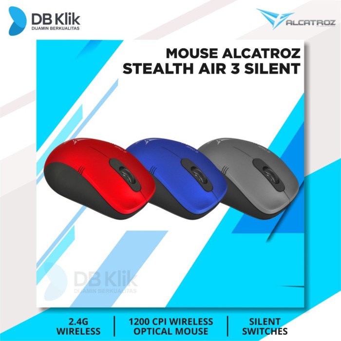 Mouse Alcatroz Stealth Air 3 Wireless Silent