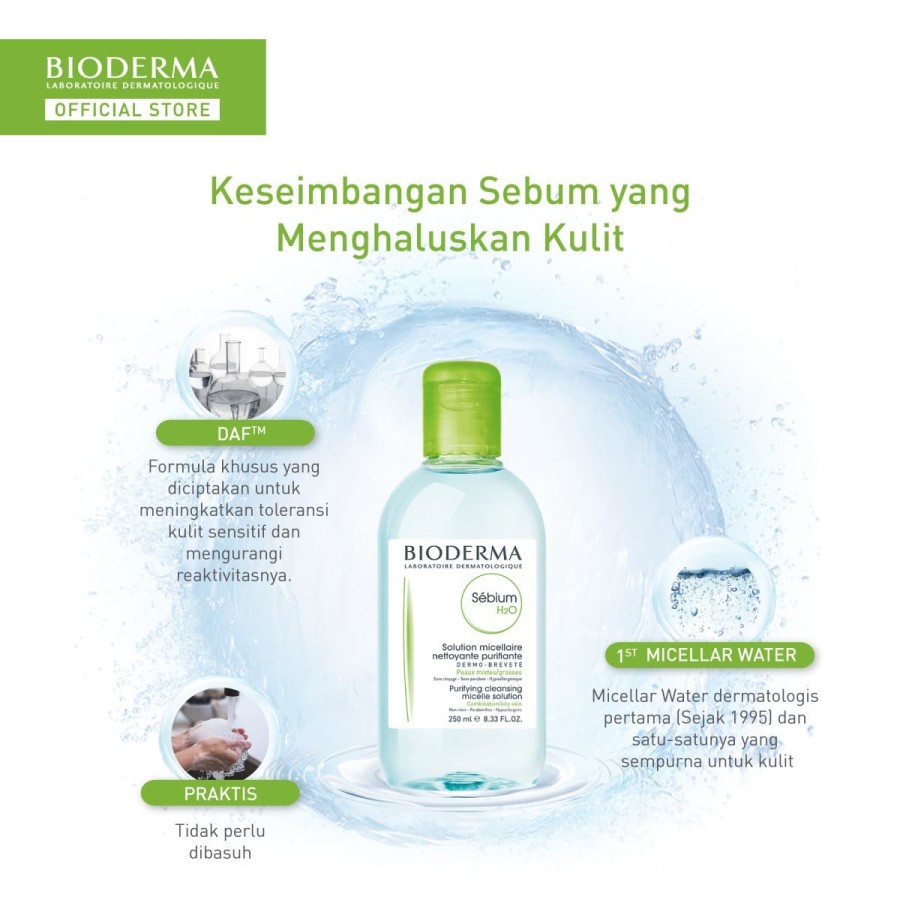 Bioderma Sebium H2O 100 ml / 250 ml  - Micellar Water