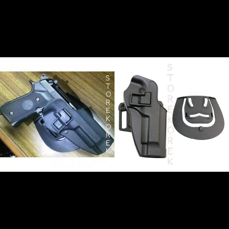 Holster Pinggang Baretta m9 m92 m96 Blackhawk Tactical Sarung Pistol