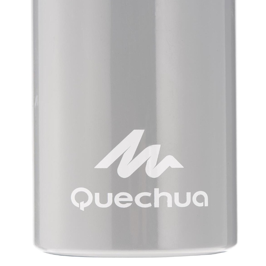 QUECHUA Botol Minum 0.75L Aluminium Kokoh Hiking