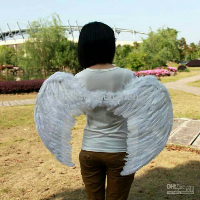 Sayap bulu 50*70cm angel wing sayap malaikat cupid dewasa