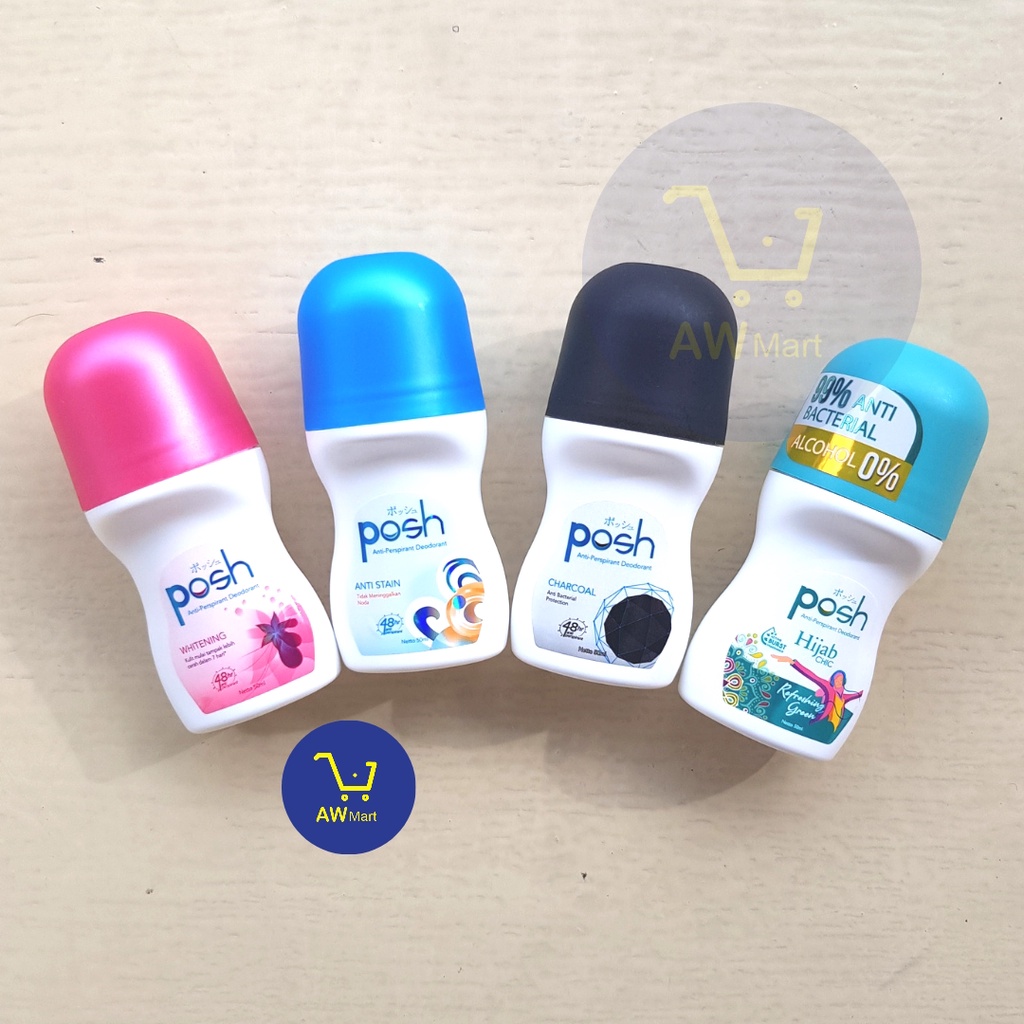 [ROLL ON] POSH DEODORAN DEOLOTION WHITENING 50ML (DARI PABRIK LANGSUNG)