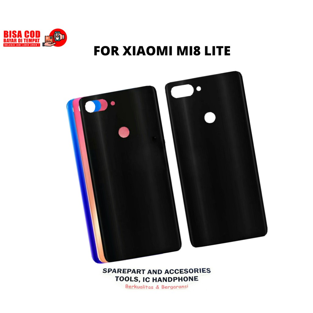 Backdoor / Tutup Belakang Xiaomi MI8 LITE Original