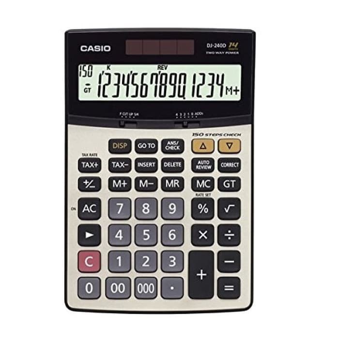 

Terlaris kalkulator Casio DJ-240D Calculator 14 Digits Elegan