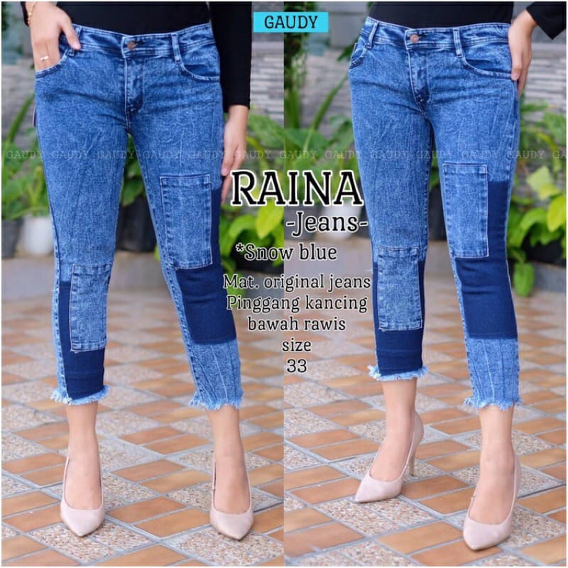 SIZE 27-34!RAINA JEANS STRETCH 7/9 MELAR