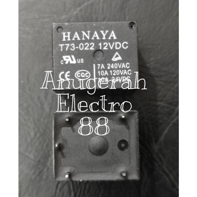 Relay 5P 10A 12V HANAYA