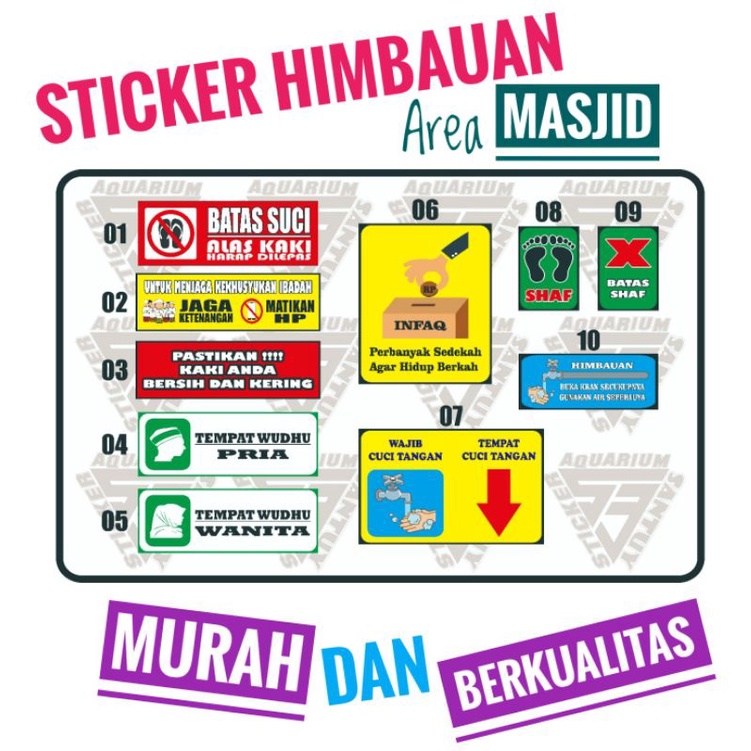 

sticker himbauan masjid,sticker infaq,sticker shaf,sticker wajib cuci tangan,sticker khusuk ibadah,sticker wudhu,sticker matikan kran,sticker batas suci,stiker batas suci,stiker infaq,stiker wudhu,stiker kran,stiker shaf,stiker cuci tangan,stiker ibadah