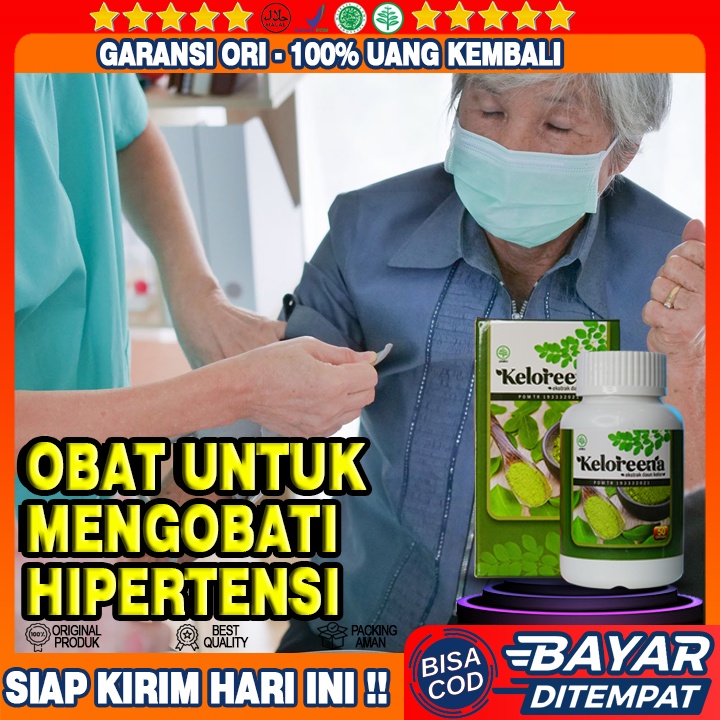 Obat Hipertensi - Obat Jantung Koroner - Obat Asma  - Obat Sesak Nafas | Ekstrak Keloreena 50 Kapsul