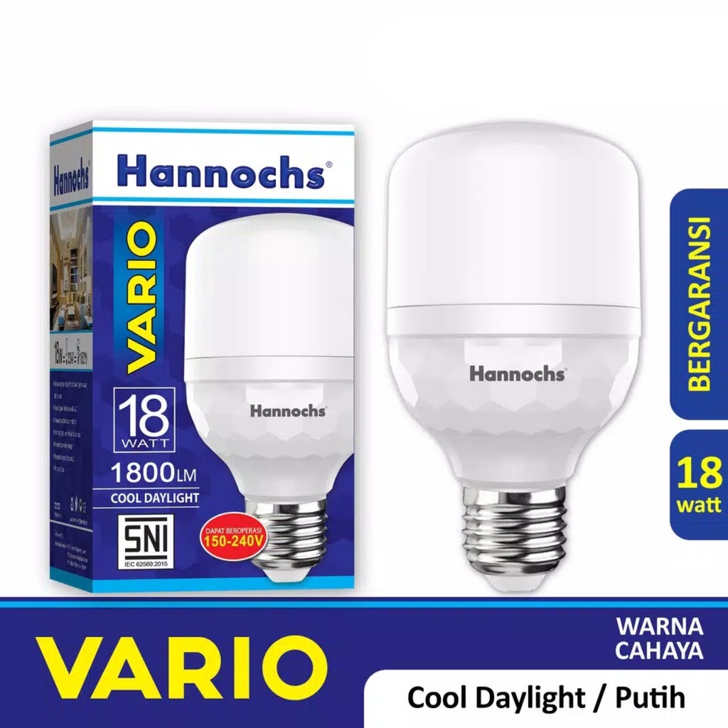 Hannochs Lampu LED Capsule Vario 18 Watt - Cahaya Putih