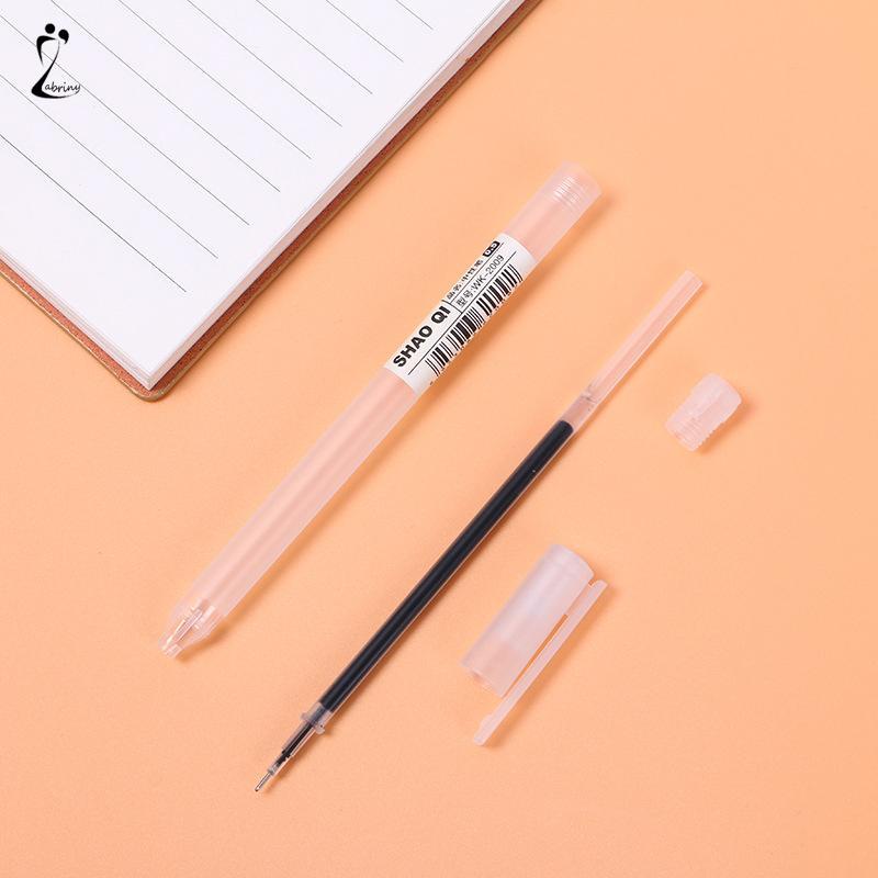 Scrub Tabung Jarum Penuh 0.5mm Kantor Alat Tulis Siswa Pena Tanda Tangan Pena Karbon Isi Ulang Z
