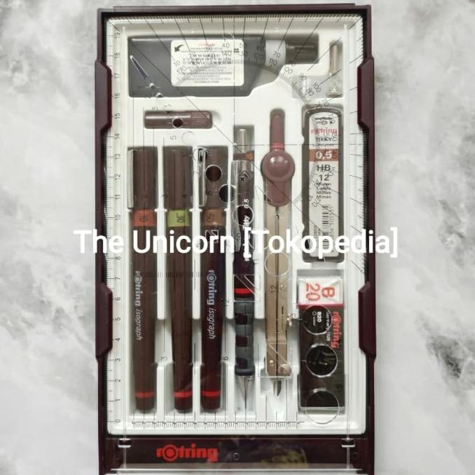 

Rotring Isograph Set/ College Set 0.1/0.3/0.5 MM