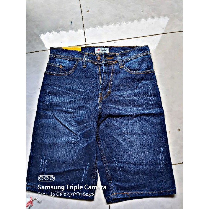 Celana Pendek Lois Sobek Jeans Ori 100%