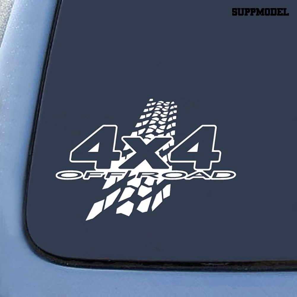 Stiker Decal Motif Tulisan 4x4 Off Road Untuk Dekorasi Body / Jendela / Bumper Mobil