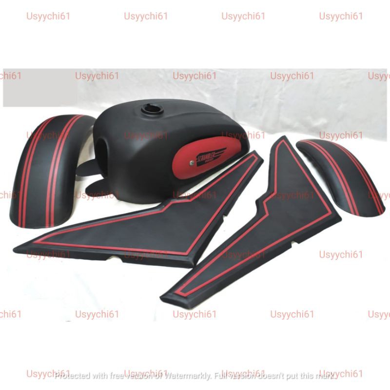 Paket Hemat Body Tangki Cat CB150R CB150 Ducati Scrambler Custom Fuelpump injeksi Doff