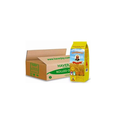 

HAVERJOY ROLLED OATS 1 DUS ISI 12 Pcs @ 1 Kg - KEMASAN KUNING