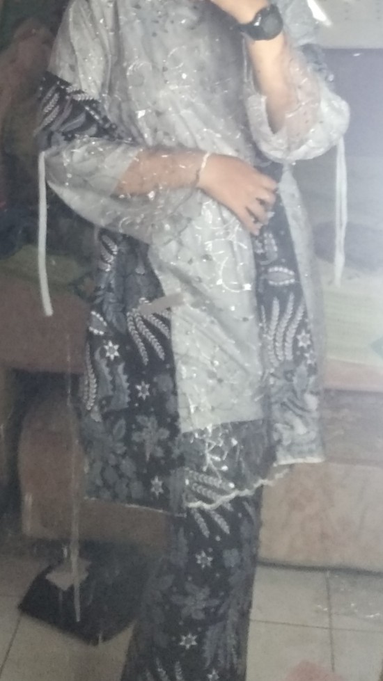 Batik Couple Tunik Tile Aurel Adelia Classic Free Selendang