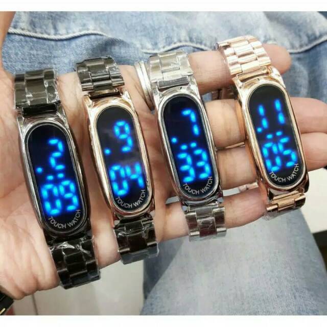 Jam tangan iphone Touchwatch kapsul FREE BOX mesin digital