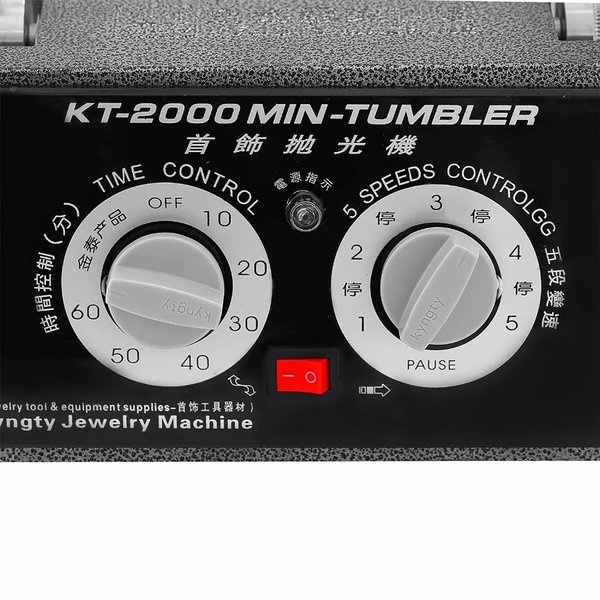 Kyngty KT2000 Mesin Mini Tumbler Mesin Sangling Mesin Molen Mesin Pencuci Perhiasan