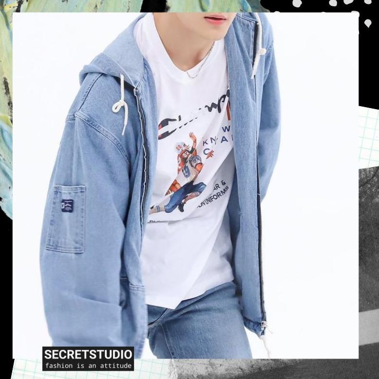 BJT.20Au22н ▫  JAKET JEANS HOODIE MARK NCT / SECRETSTUDIO