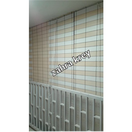 krey tirai pvc motif outdoor