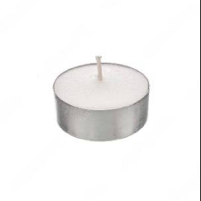 Lilin Tealight Bundar Satuan - Putih