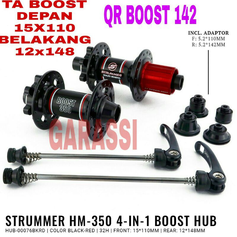 Jual Hub Freehub Boost Strummer Ta Belakang X Ta Depan X Dan