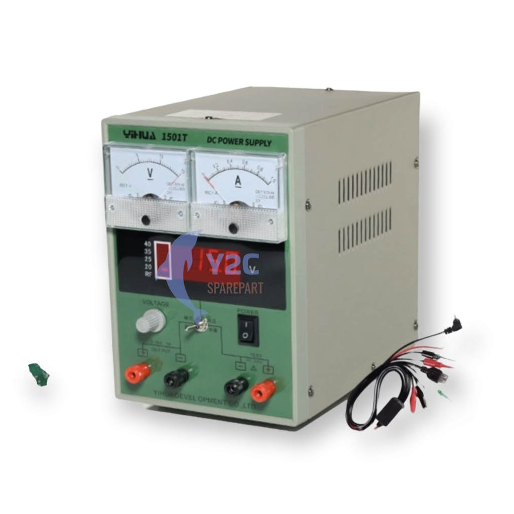 POWER SUPPLY SUNSHINE DAN YIHUA P-1501T DIGITAL + RF / ALAT SERVIS SERVICE HP