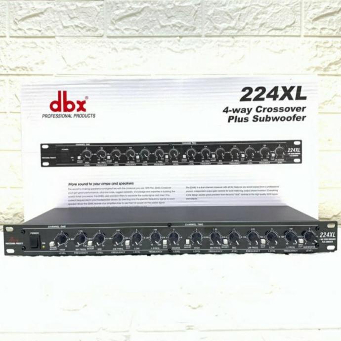Crossover Dbx 224Xl Dbx224Xl 224 Xl 4Way Plus Subwoofer
