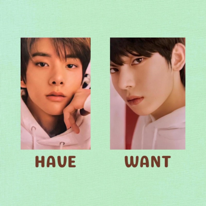 wtt want to trade photocard pc enhypen uniform bdo border day one jake to sunoo
