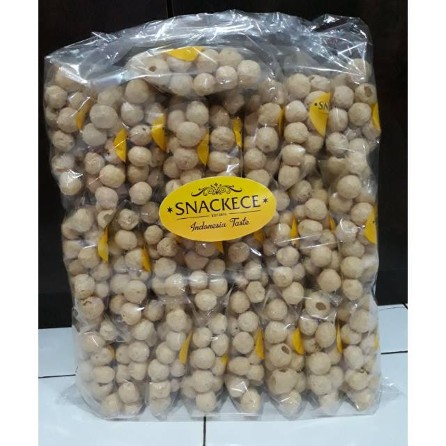

Paket hemat Mini snackece pangsit / tahu bulat / kerupuk kulit / rambak / siomay kering