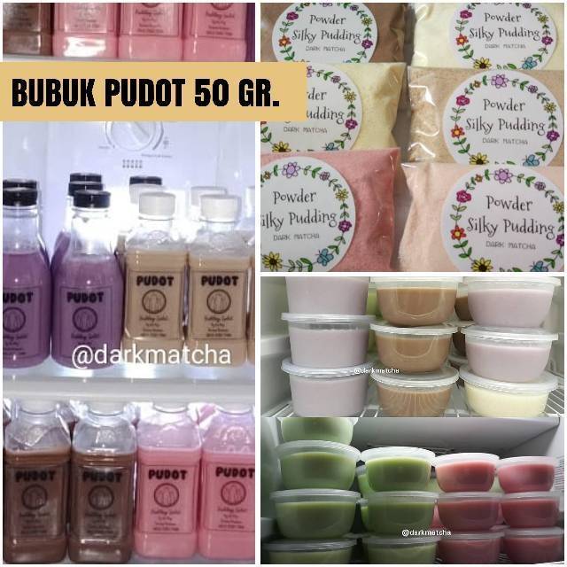 BUBUK SILKY PUDDING 50 GR pudot serbuk premix tepung siap 