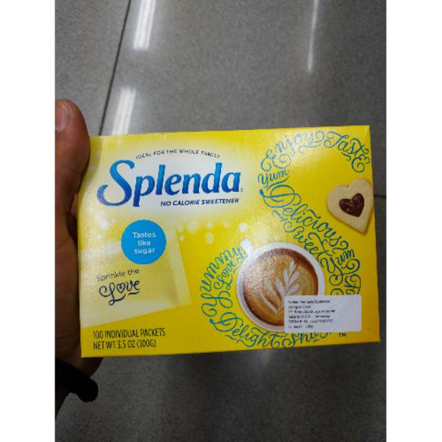 

SPLENDA No Calorie Sweetener Packets 100gr
