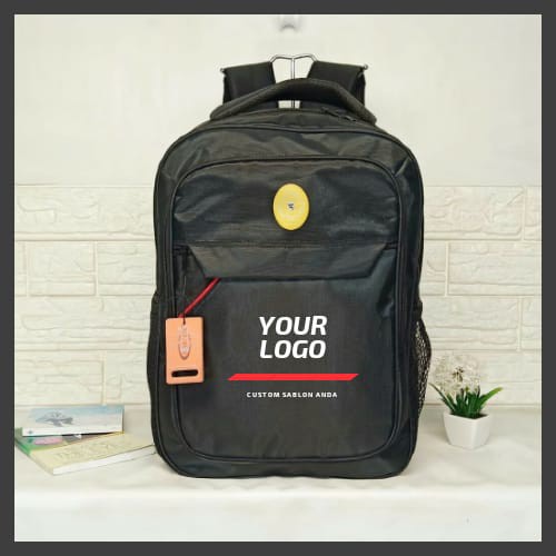 TAS RANSEL LAPTOP SEKOLAH RANSEL KERJA BACKPACK PROMOSI BISA ORDER KHUSUS CUSTOM SABLON LOGO KUSTOM WARNA DAN MODEL  PARTAI BESAR DAN KECIL