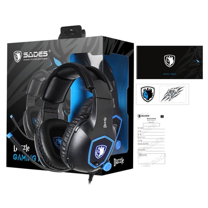 HEADSET GAMING SADES DAZZLE USB 7.1 SURROUND